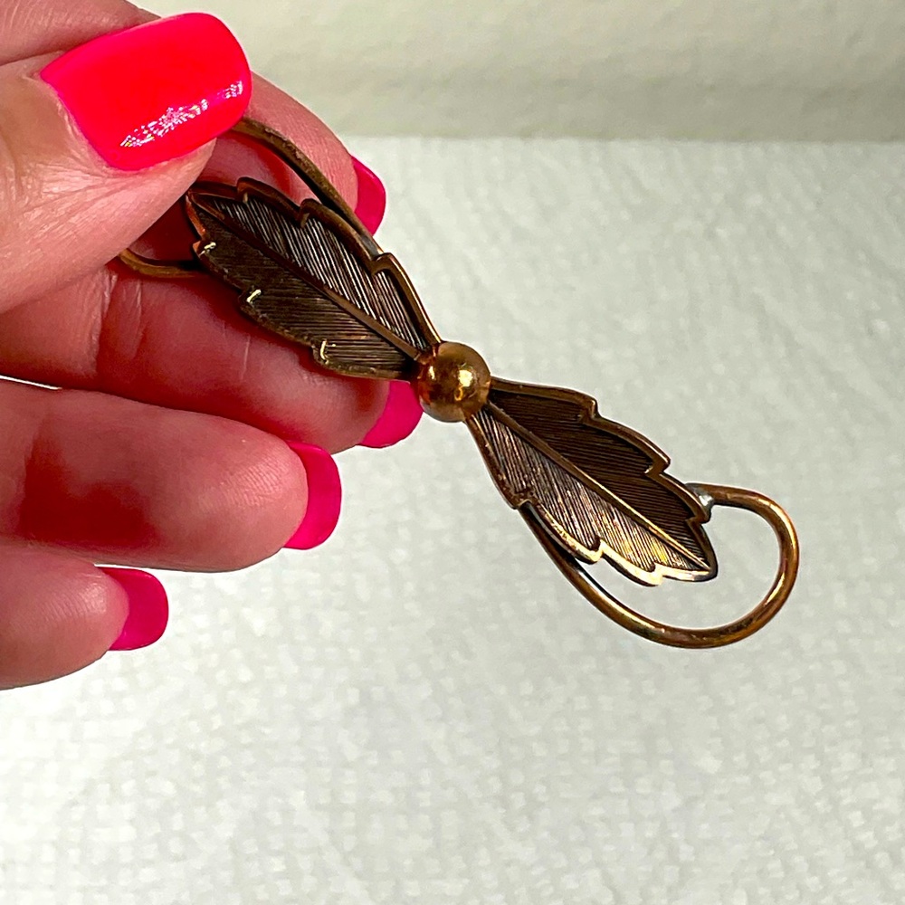 BELL TRADING POST NEW MEXICO MID CENTURY COPPER BROOCH‎ PIN
